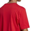 Koszulka męska adidas Essentials Single Jersey Embroidered Small Logo Tee czerwona IC9290