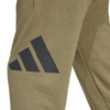 Spodnie męskie adidas Essentials Big Logo French Terry oliwkowe JE8970
