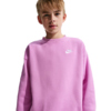 Bluza dla dzieci Nike Sportswear Club Fleece różowa FD2923 503