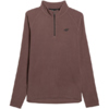Bluza polarowa męska 4F M065 ciemny brąz 4FWAW25UFLEM065 80S
