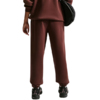 Spodnie dla dzieci Nike Sportswear Studio Fleece brązowe IM4905 658