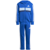 Dres dla dzieci adidas Seasonal Essentials Tiberio 3-Stripes Fleece niebieski JC7488