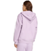 Bluza damska adidas Essentials 3-Stripes Full-Zip Fleece Hoodie fioletowa JY3080