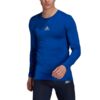 Koszulka męska adidas Compression Long Sleeve Tee niebieska GU7335