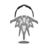Kask Meteor Gruver L 58-61 cm biało-czarno-pomarańczowy 24752
