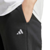 Spodnie damskie adidas Essentials Small Logo Feel Cozy Open-Hem czarne JC5921