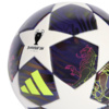 Piłka nożna adidas UCL 25/26 Final Mini biało-fioletowa JX9099