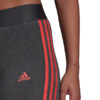 Legginsy damskie adidas Loungewear Essentials 3-Stripes szare HD1831