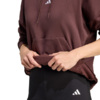 Bluza damska adidas Essentials Small Logo Feel Cozy brązowa JV7314