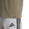Koszulka męska adidas Logo Graphic oliwkowa KA9801