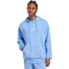 Bluza męska adidas Essentials Feelcozy Fleece Hoodie jasnoniebieska JX3312