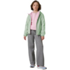 Kurtka dla dziewczynki softshell 4F F478 miętowa 4FJWSS26TSOFF478 47S
