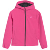 Kurtka dla dziewczynki softshell 4F F305 różowa 4FJWSS25TSOFF305 54S
