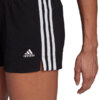 Spodenki damskie adidas Essentials Slim Shorts czarno-białe GM5523