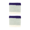 Frotki na rękę Nike Swoosh Wristbands 2 szt. szaro-fioletowo-białe N1012405043