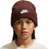 Czapka dla dzieci Nike Peak brązowa HF5498 658