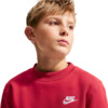 Bluza dla dzieci Nike Sportswear Club Fleece czerwona FD3006 608