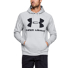 Bluza męska Under Armour Rival Fleece Logo Hoodie jasnoszara 1345628-014