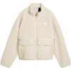 Kurtka damska Puma Re:Fibre Sherpa kremowa 694567 87