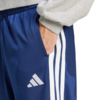 Spodnie męskie adidas 3-Stripes Tricot Regular Fit Open Hem niebieskie JI8803