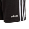 Spodenki dla dzieci adidas Essentials 3 Stripes Knit Short czarne DV1796