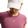 Koszulka damska Nike Sportswear Chill Knit różowa FV5508 654