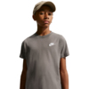 Koszulka dla dzieci Nike Sportswear szara FZ5177 289