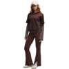 Legginsy damskie Puma Rib Flared brązowe 694028 33