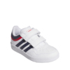 Buty dla dzieci adidas Hoops 4.0 CF biało-granatowo-czerwone JI3484