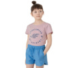 Koszulka dla dziewczynki 4F jasny fiolet HJL22 JTSD003 52S