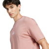 Koszulka męska adidas Essentials Small Logo Single Jersey różowa JF1099