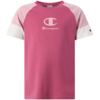 Koszulka dla dzieci Champion SS Tee różowa 307719 PS029