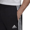 Spodnie męskie adidas Essentials Tapered Elasticcuff 3 Stripes Pant czarne GK8829