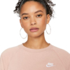 Bluza damska Nike Nsw Essential Fle Crew różowa BV4110 609