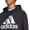 Bluza męska adidas Essentials French Terry Big Logo Hoodie czarna IC9363