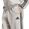 Spodnie męskie adidas Essentials 3-Stripes Fleece Tapered Cuffed szare KY4127