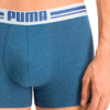 Bokserki męskie Puma Placed Logo Boxer 2P denim 906519 05