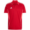 Koszulka męska adidas Tiro 25 Competition Polo czerwona JY1805