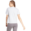 Koszulka damska adidas Essentials Small Logo Cotton jasnoszary melanż JC5945