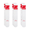 Skarpety Nike Everyday Elevated Crew 3 pary biało-czerwone IM7949 900