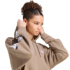 Bluza damska adidas Essentials 3-Stripes French Terry Quarter-Zip beżowa KF8315   