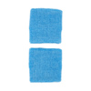 Frotki na rękę Nike Swoosh Wristbands 2 szt. jasnoniebieskie N1012405409OS