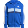 Dres dla dzieci adidas Seasonal Essentials Tiberio 3-Stripes Fleece niebieski JC7488