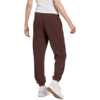 Spodnie damskie adidas Essentials Small Logo French Terry Cuffed brązowe JX3864