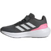 Buty dla dzieci adidas RunFalcon 3.0 EL K szaro-różowe HP5873