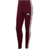 Legginsy damskie adidas Essentials 3-Stripes bordowe KF8313