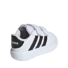 Buty dla dzieci adidas Grand Court 2.0 biało-czarne ID5271