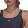 Kostium kąpielowy damski adidas Mid 3-Stripes Swimsuit granatowy HS5317