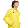Bluza dla dzieci adidas Entrada 26 Full Zip Hoodie żółta KH1777