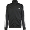 Dres męski adidas Sportswear Basic 3-Stripes Tricot czarny JI8858